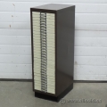 Brown and Beige Paper Storage File Cabinet, 30 Drawers